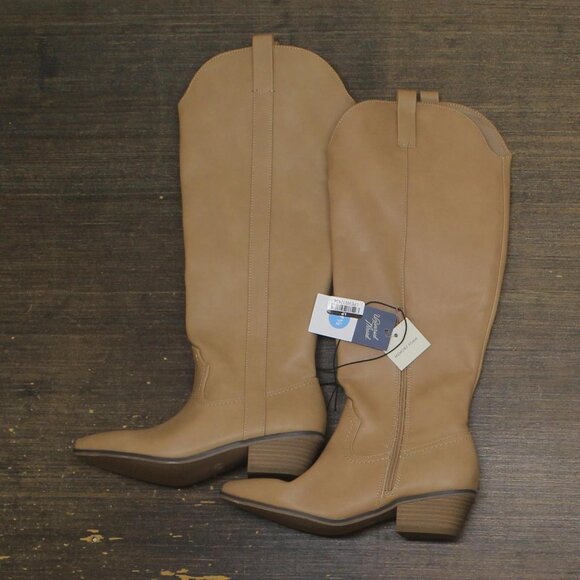 Universal Thread Womens Sommer Western Boots 87929898 Light Brown 7.5M - Picture 1 of 11